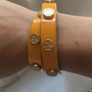 Mustard Yellow Tory Burch bracelet